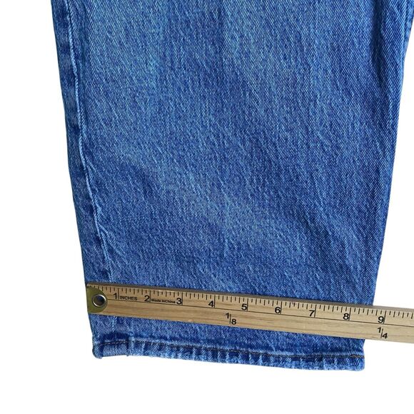 Abercrombie Fitch The 90's Baggy Jeans Women 27 Blue Ultra High Rise Distressed - Picture 9 of 14